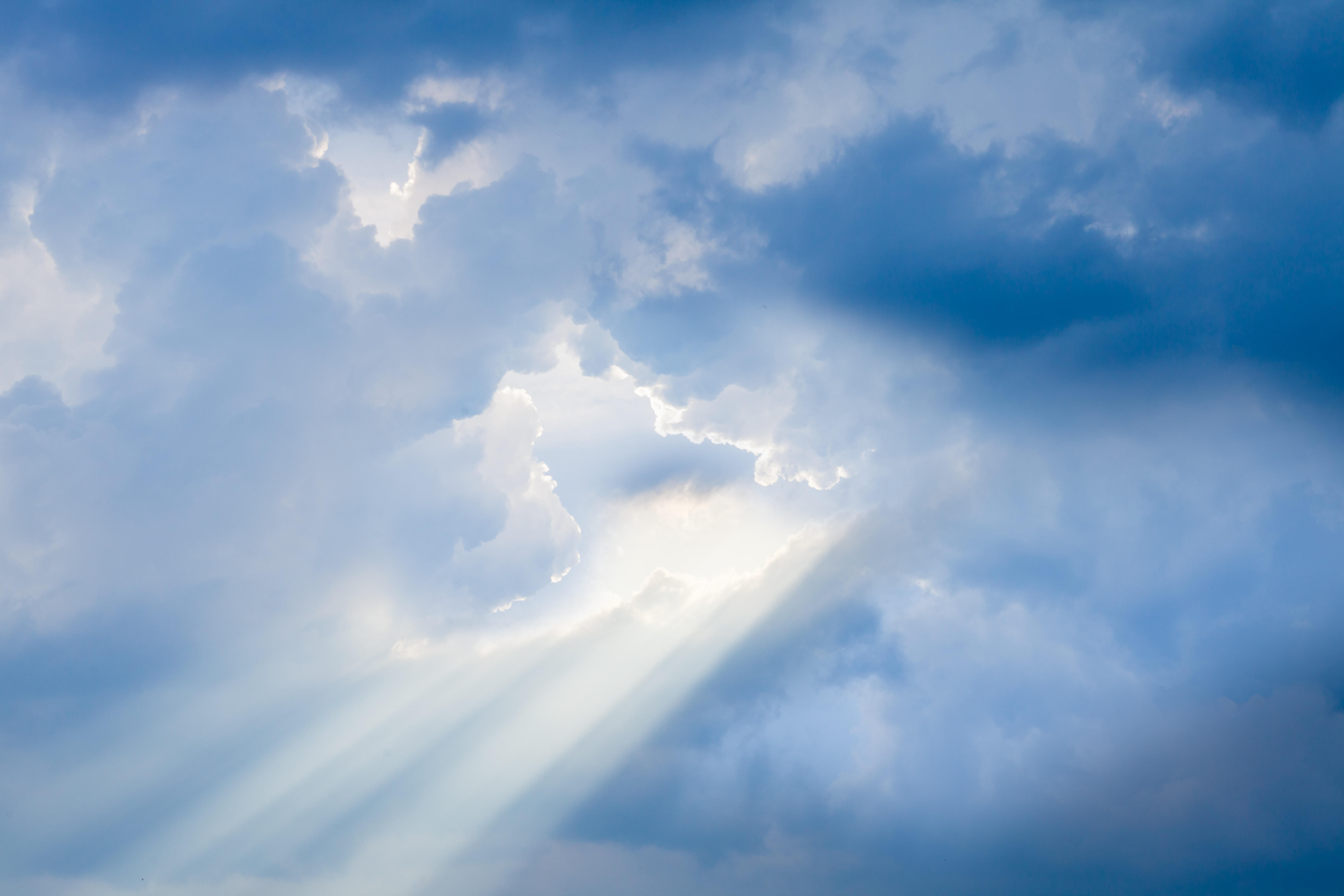 Miraculous heavenly sun light. Divine source of love. Higher power and life force concept Miraculous heavenly sun light. Divine source of love. Higher power and life force concept