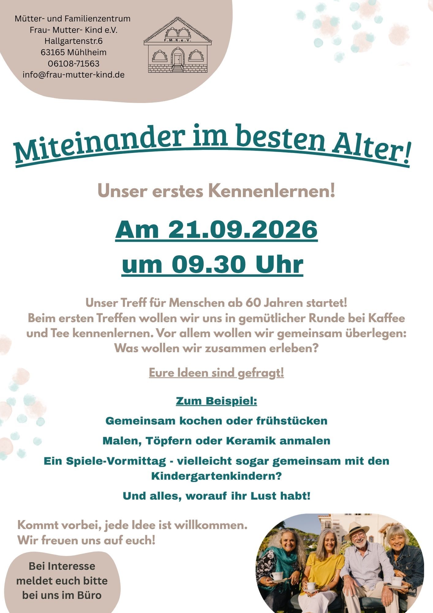 Miteinander im besten Alter - 1 Miteinander im besten Alter - 1