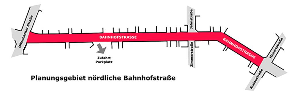 Bahnhofstraße Zukunft innenstadt