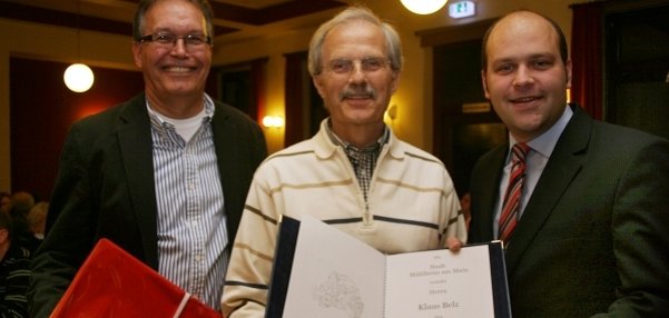 Ehrenbrief Klaus Belz