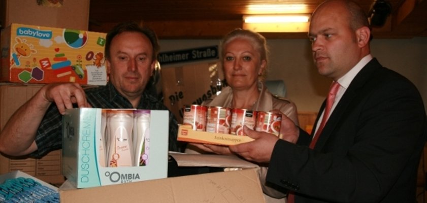 Spenden für Bosnien