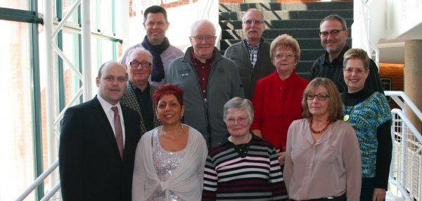 Verabschiedung Grzona, Kreis, Rink, Sattler, Baßermann, Ruggiero