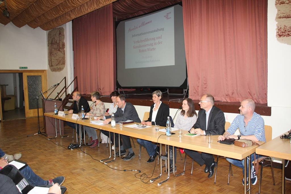 Bürgerversammlung Kanalisierung