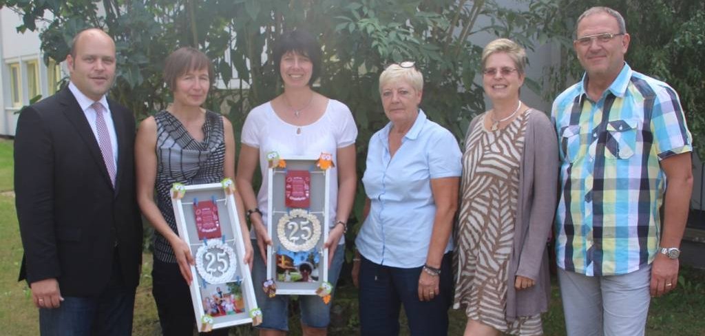 Dienstjubiläum Scholz und Kunze