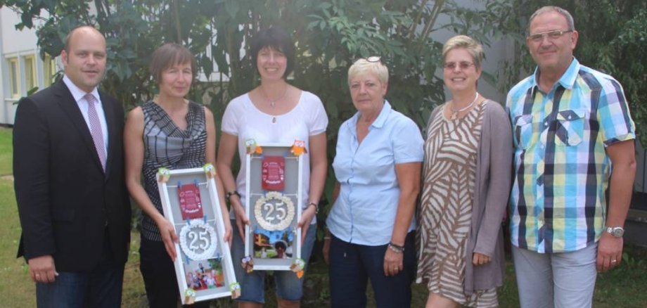 Dienstjubiläum Scholz und Kunze