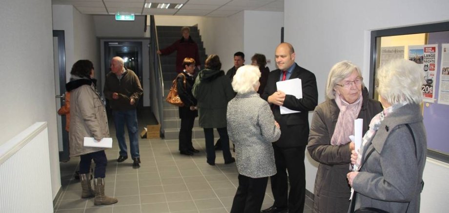 Besichtigung des Neubaus in der Schillerstraße