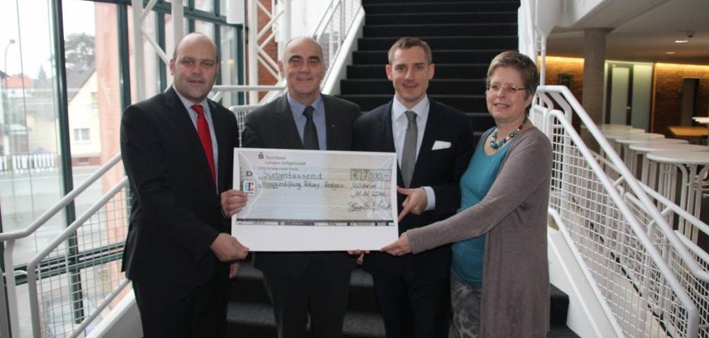Scheckübergabe Hospizgemeinschaft Rodgau