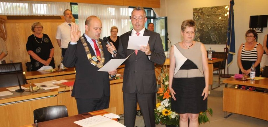 Vereidigung Bürgermeister