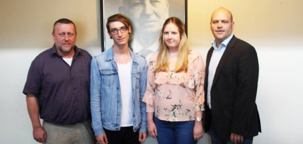 Azubi Walther und Nezer