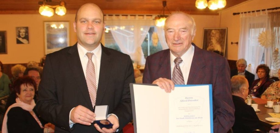 Ehrung Alfred Pressler