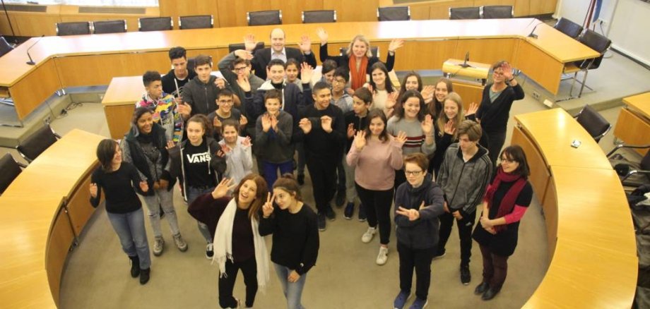 Gastschüler aus Saint-Priest