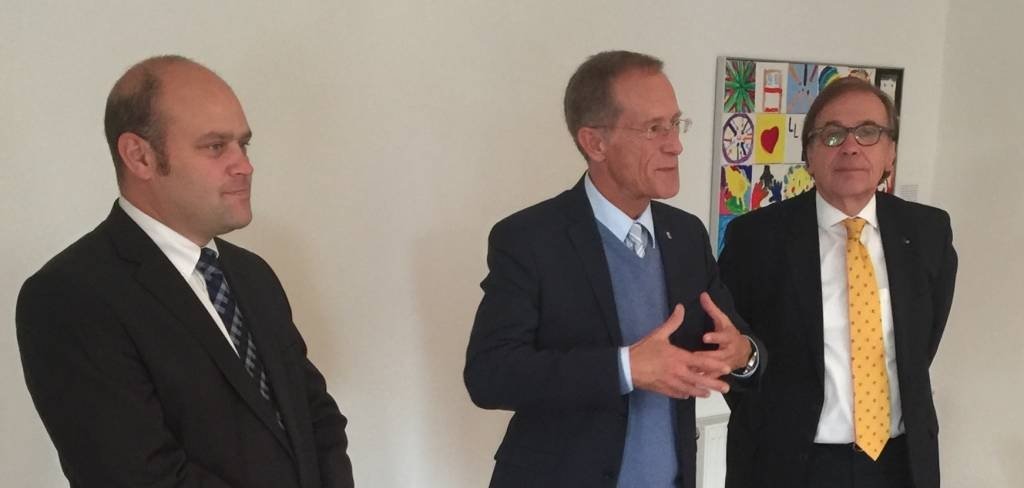 Besuch von Staatsminister Wintermeyer