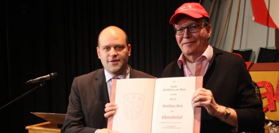 Ehrenbrief Matthias Belz
