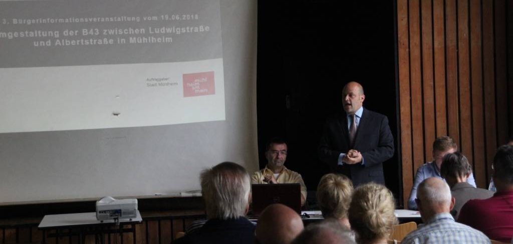 Infoveranstaltung Einspurige Verkehrsführung der B43