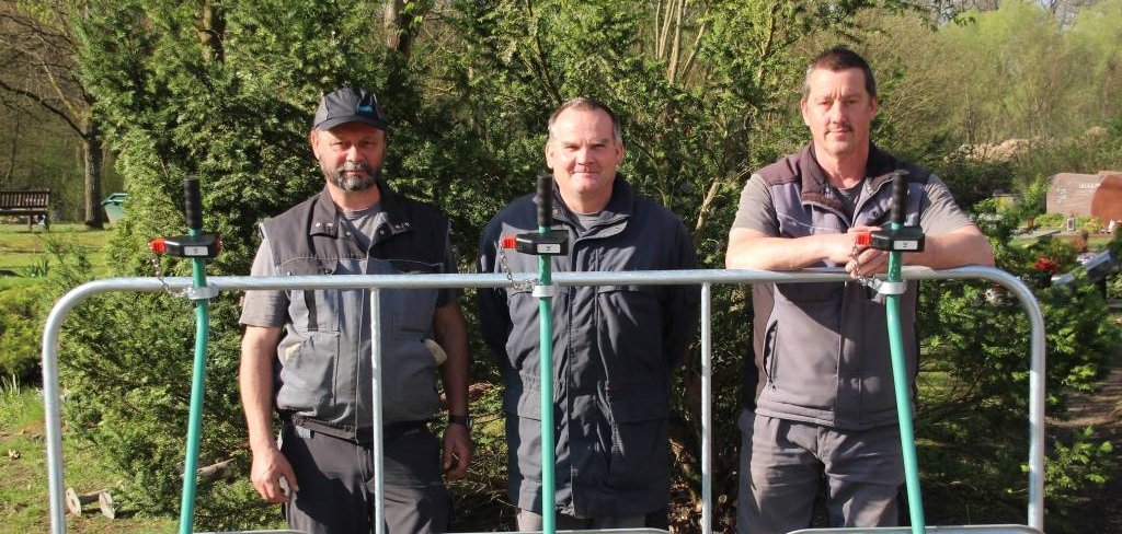 Kostenlose Handtransportwagen auf allen Mühlheimer Friedhöfen