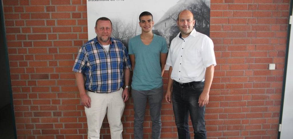 Auszubildender Adnan Aznai