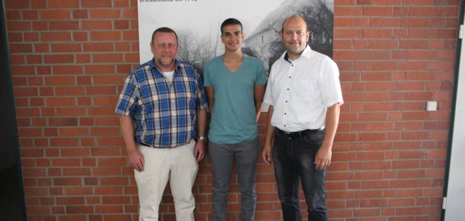 Auszubildender Adnan Aznai