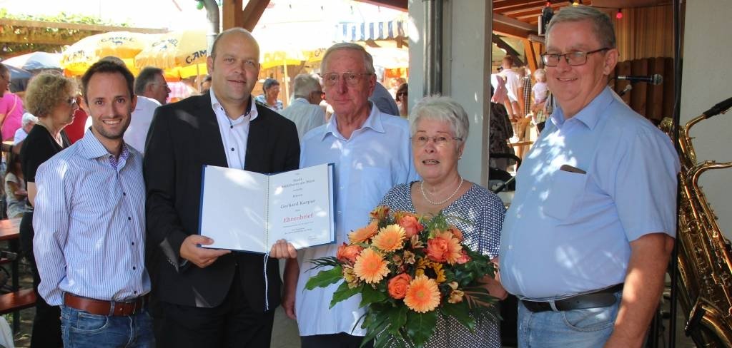 Ehrenbrief Gerhard Kaspar