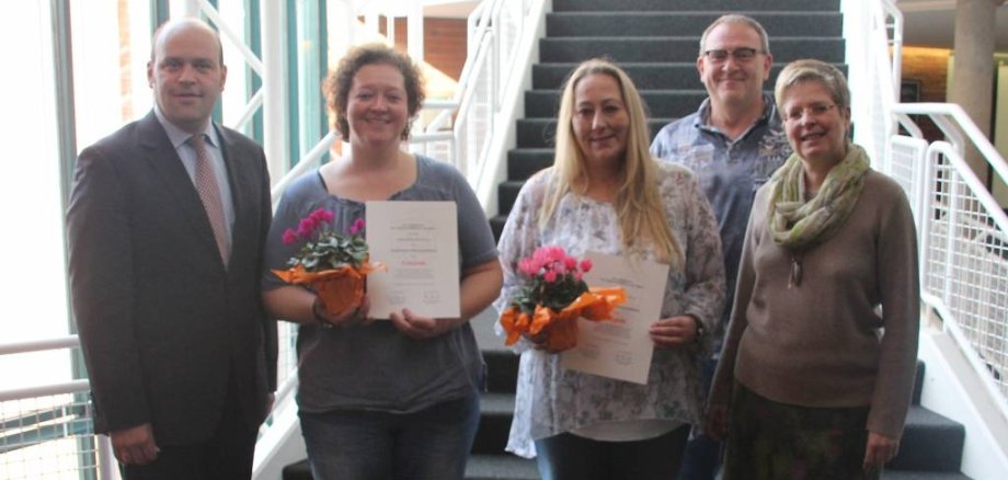 Dienstjubiläum Jutta Müller und Sabine Keller