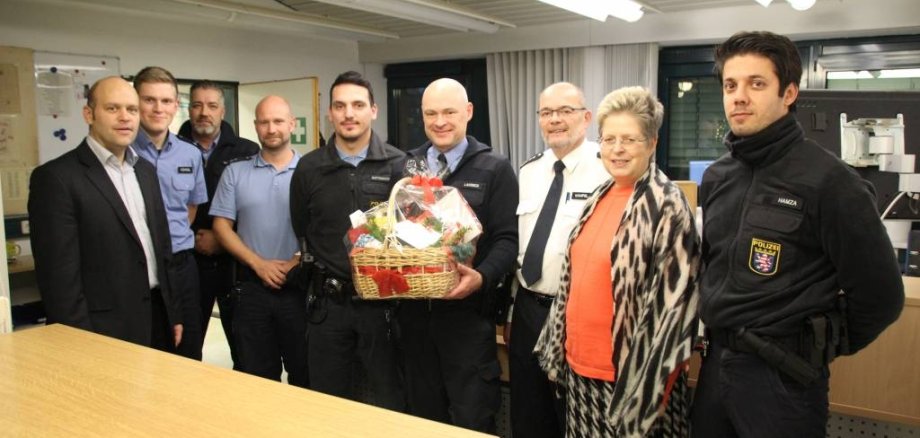 Weihnachtspräsentkorb