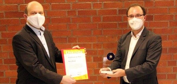 Auszeichnung Spar-Euro für nachhaltiges und wirtschaftliches Handeln