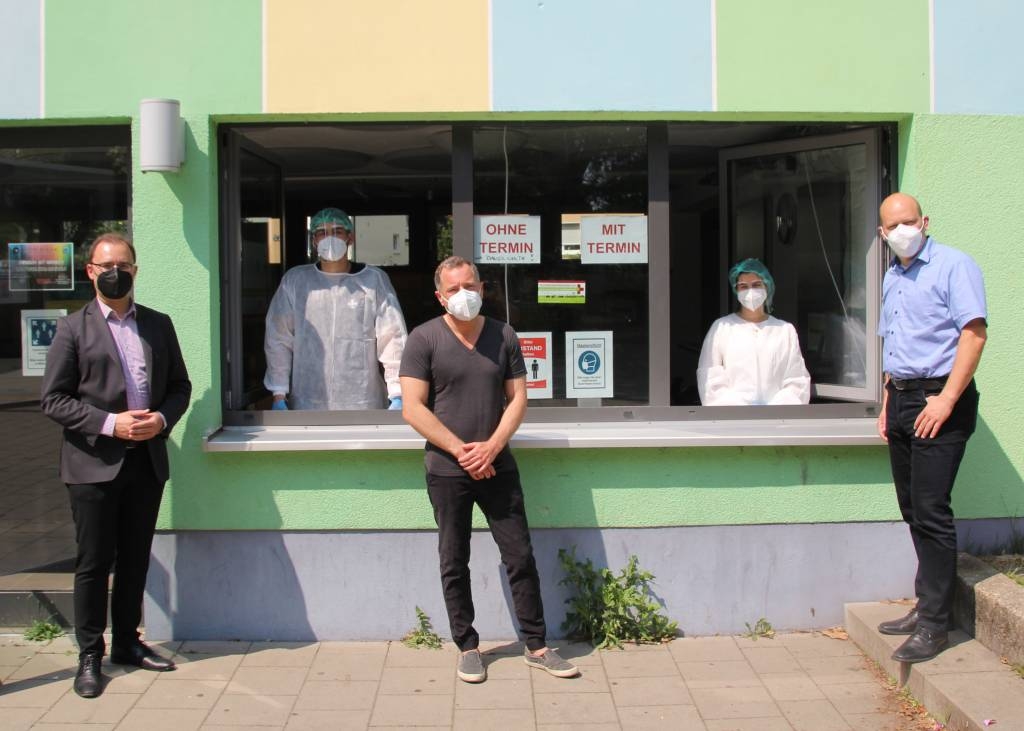 Corona-Testzentrum im Jugendzentrum
