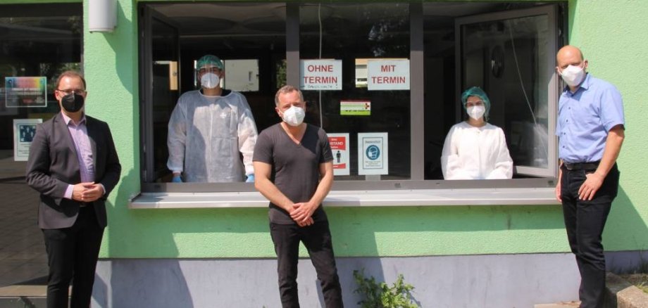 Corona-Testzentrum im Jugendzentrum