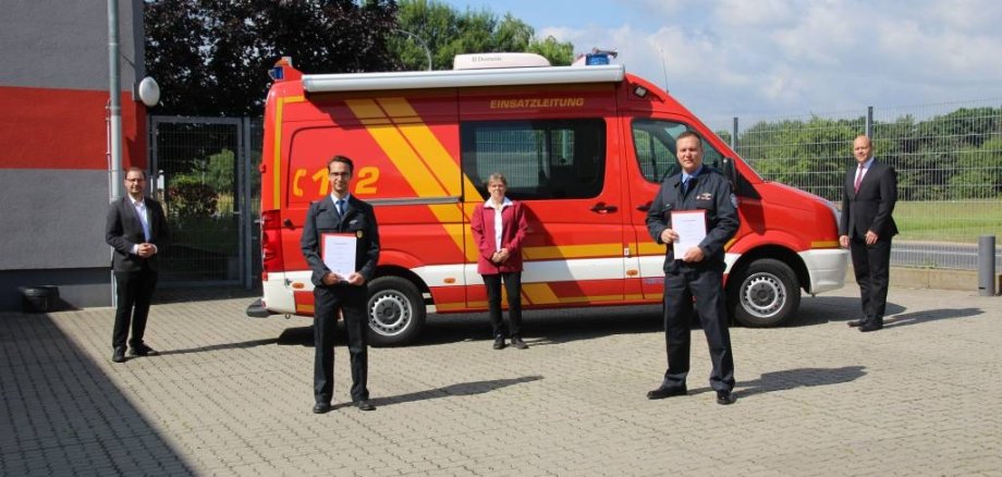 Ernennung des neuen Wehrführers und seines Stellvertreters der Feuerwehr Dietesheim
