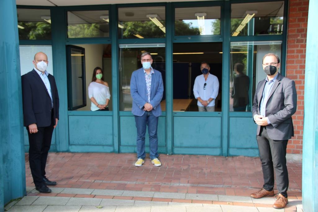 Eröffnung Testzentrum Rathaus