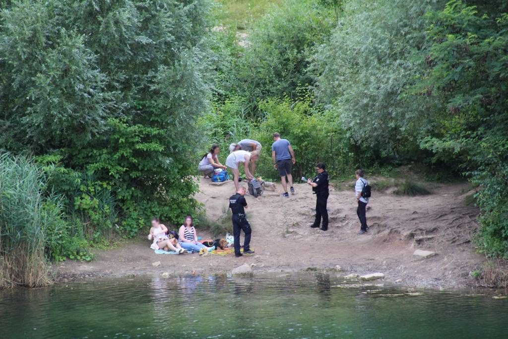 Kontrollen im Naherholungsgebiet