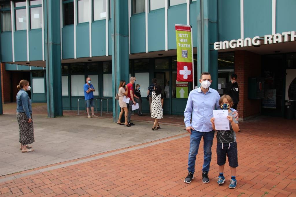 Testzentrum im Mühlheimer Rathaus