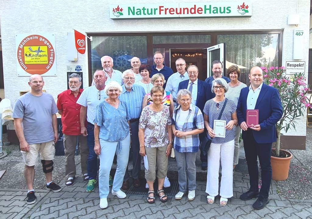 Ehrungen der Vereinsmitglieder bei den NaturFreunden Mühlheim