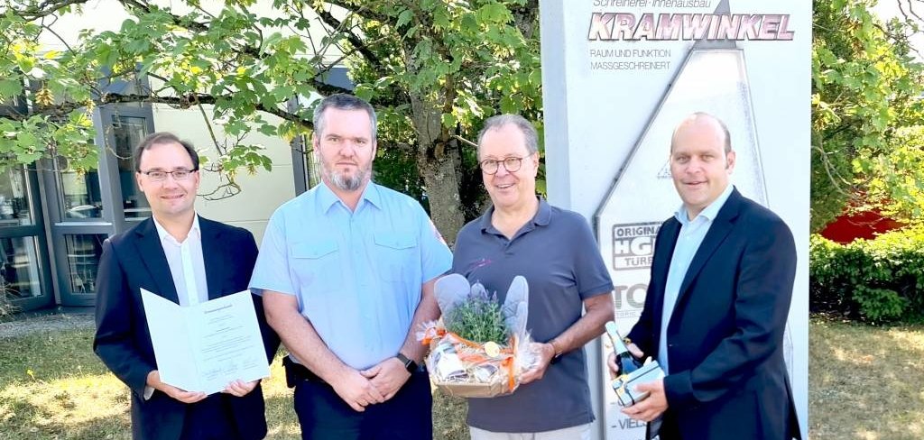 Wolfgang Kramwinkel zum Feuerwehrbotschafter ernannt