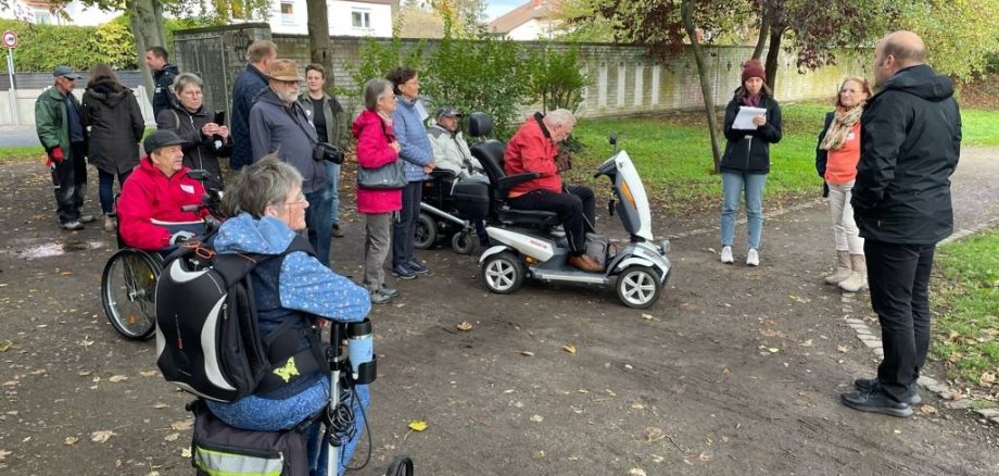 Begehung im Rahmen der Sicherheitsinitiative KOMPASS