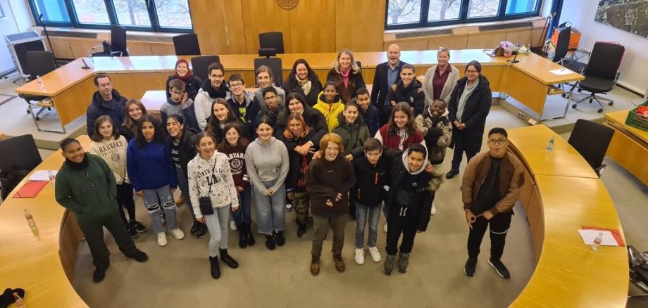 Gastschüler aus Saint-Priest wieder zu Besuch in der Mühlenstadt