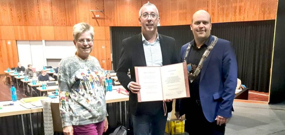 Harald Winter als "Stadtältester" geehrt