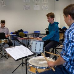 Mühlheimer Schlagzeuger gewinnen bei Sparkassen-Musikwettbewerb