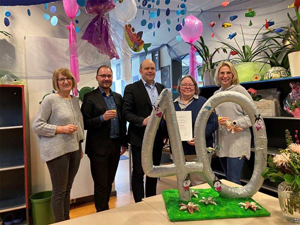 40-jähriges Dienstjubiläum von Heike Pietsch