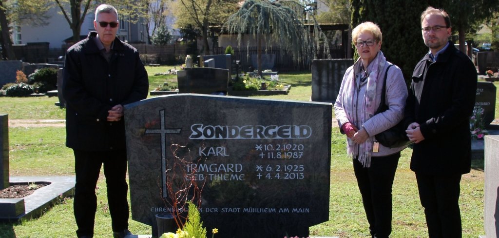 Gedenken an Ehrenbürgerin Irmgard Sondergeld zum 10. Todestag