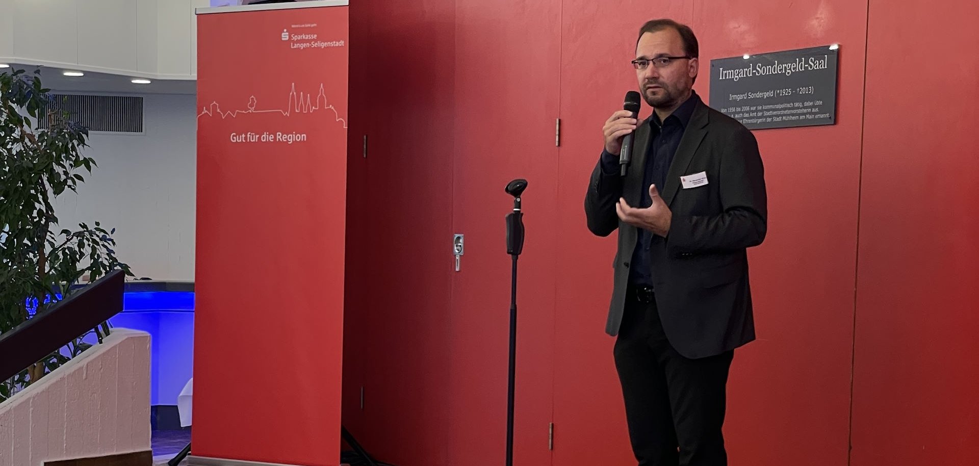 Unternehmerfrühstück der Sparkasse Langen-Seligenstadt in der Willy-Brandt-Halle