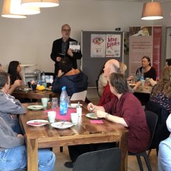 Kontakt-Frühstück im Kontakt-Werk mit spannenden Erfahrungsberichten