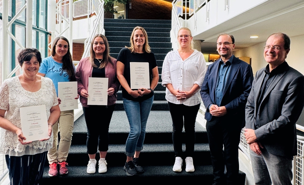 Vier Dienst-Jubiläen in der Mühlheimer Stadtverwaltung