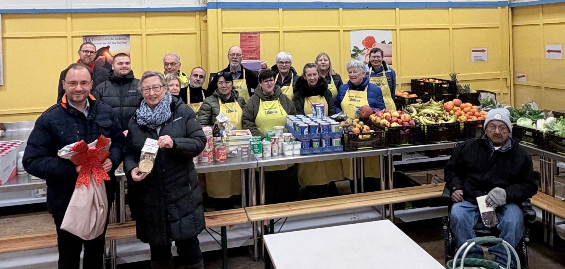 Schneemänner als Dankeschön im Lebensladen Schneemänner als Dankeschön im Lebensladen
