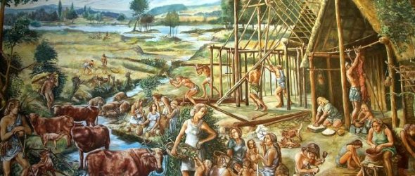 Jungsteinzeit (Neolithikum) 5.000 – 2.000 v. Chr. - Bandkeramiker - Umstellung der Ernährung von Jagd auf Ackerbau
